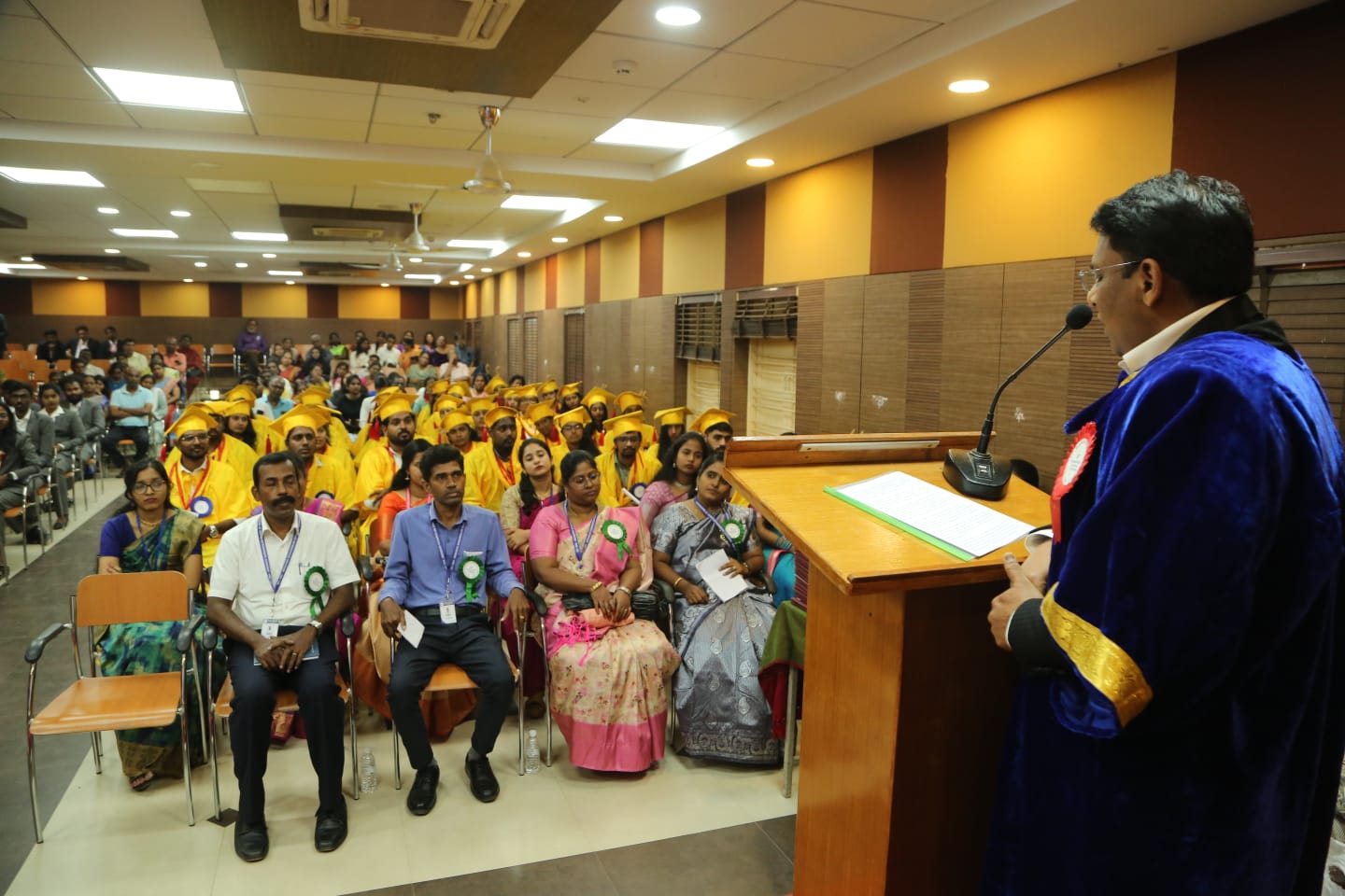 Chief Guest Shri.S.Maruthu Pandian.I.R.S. addressing the gathering