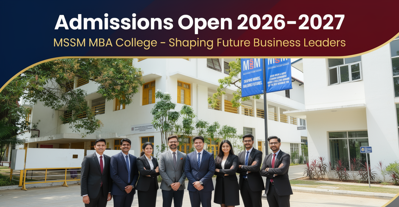 MSSM MBA Admissions Open 2026-2027